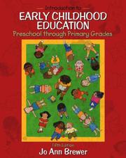 Front cover of Introduction to early childhood education by Jo Ann Brewer