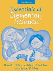 Cover of Essentials of elementary science by Daniel C. Dobey