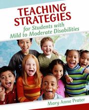 Front cover of Teaching Strategies for Students with Mild to Moderate Disabilities by Mary Anne Prater