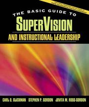 Front cover of The basic guide to supervision and instructional leadership by Carl D. Glickman