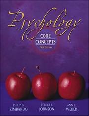 Front cover of Psychology : core concepts by Philip G. Zimbardo