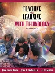 Cover of Teaching and learning with technology by Judy Lever-Duffy
