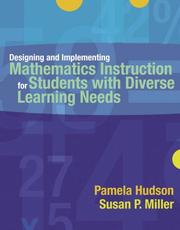 Front cover of Designing and implementing mathematics instruction for students with diverse learning needs by Pamela Hudson