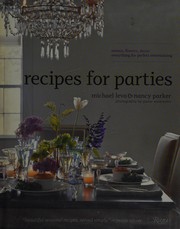Cover of Recipes for parties by Michael Leva