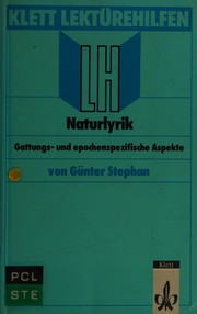 Front cover of Lektürehilfen Naturlyrik by Unknown