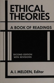 Cover of Ethical Theories by Melden