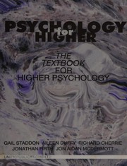 Cover of Psychology for higher by Gail Staddon