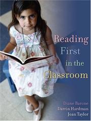 Cover of Reading first in the classroom by Diane M. Barone