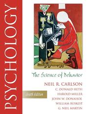 Cover of Psychology by Neil R. Carlson