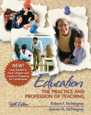 Cover of Education by Robert F. McNergney
