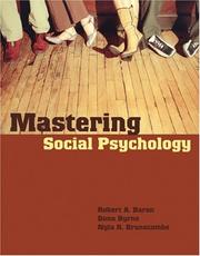Front cover of Mastering social psychology by Robert A. Baron