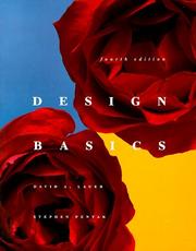Cover of Design basics by David A. Lauer