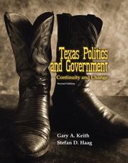 Cover of Texas politics and government by Gary Keith