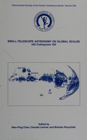 Front cover of Small-telescope astronomy on global scales by IAU Colloquium (183rd 2001 Kenting, Taiwan)