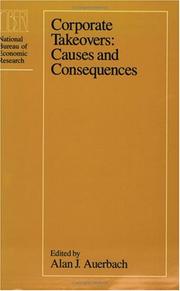 Cover of Corporate Takeovers by Alan J. Auerbach