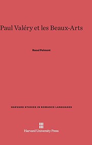 Front cover of Paul Valéry et les beaux-arts by Raoul Pelmont