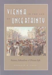 Front cover of Vienna in the Age of Uncertainty by Deborah R. Coen