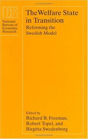Front cover of The welfare state in transition by Richard B. Freeman