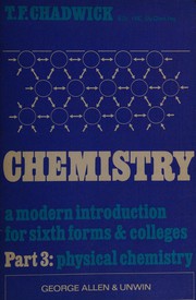 Cover of Chemistry, a modern introduction for sixth forms and colleges by Thomas Fowler Chadwick