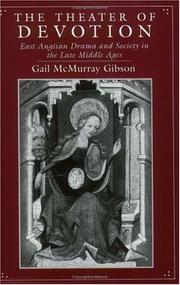 Front cover of The theater of devotion by Gail McMurray Gibson