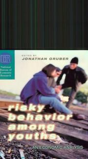 Front cover of Risky Behavior among Youths by Jonathan Gruber