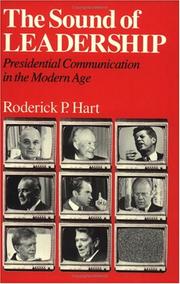 Cover of The sound of leadership by Roderick P. Hart