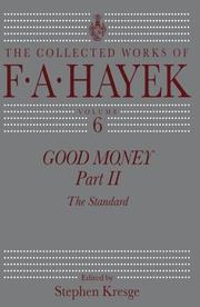 Cover of Good Money by Friedrich A. von Hayek