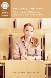 Front cover of College Choices by Caroline M. Hoxby