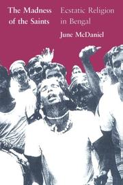 Front cover of The madness of the saints by June McDaniel