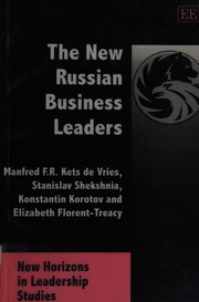 Cover of The new Russian business leaders by Manfred F. R. Kets de Vries