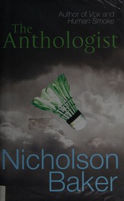 Cover of The anthologist by Nicholson Baker