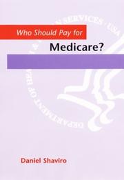 Cover of Who Should Pay for Medicare? by Daniel Shaviro