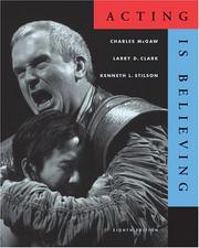 Cover of Acting is believing by Charles McGaw