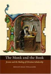 Front cover of The Monk and the Book by Megan Hale Williams