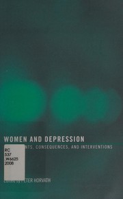 Front cover of Women and depression by Peter Horvath
