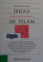 Front cover of Jehad ("Heiliger Krieg") im Islam by Sh. Nasir Ahmad