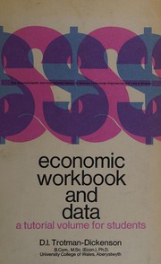 Cover of Economic workbook and data by D. I. Trotman-Dickenson
