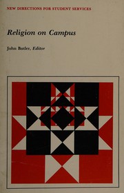 Front cover of Religion on Campus (New Directions for Student Services) by John Butler