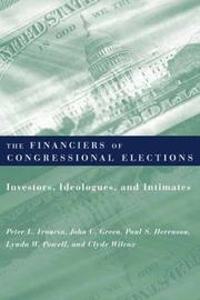 Front cover of The financiers of congressional elections by Peter L. Francia