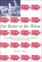 Front cover of For Better or for Worse by Alfred K. Mann