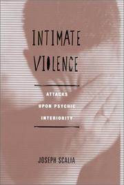 Cover of Intimate Violence by Joseph Scalia