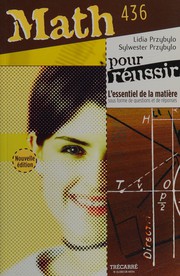 Front cover of Pour réussir Math 436 by Lidia Przybylo