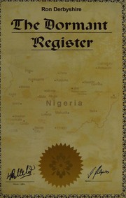 Cover of The dormant register by Ron Derbyshire