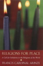 Front cover of Religions for Peace by Francis A. Arinze