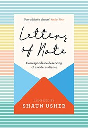 Front cover of Letters of note by Shaun Usher