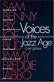 Front cover of Voices of the jazz age by Chip Deffaa