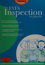 Front cover of The EYFS inspection in practice by Jenny Barber
