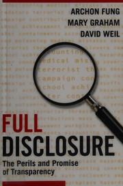Cover of Full disclosure by Archon Fung