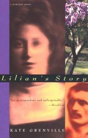 Front cover of Lilian's story by Kate Grenville