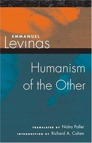 Front cover of Humanism of the other by Emmanuel Levinas